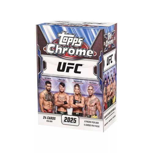 Topps 2025 Chrome UFC Trading Card Value Blaster Box