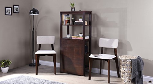 Image of Urban Ladder Baxter Folding Study /Dining Table (Finish : Dark Walnut)