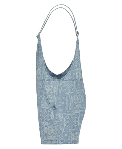 Image of Billabong Girls' Wave Watch Sleeveless Romper, Adjustable Spaghetti Straps, Front Pockets