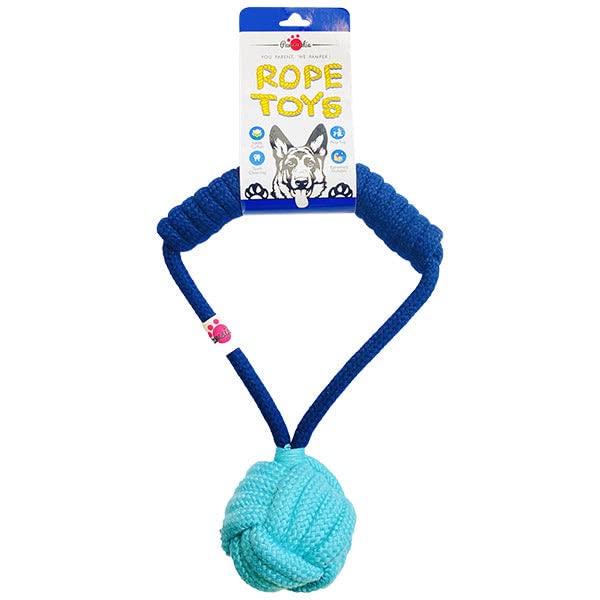 Pawsindia Attractive Durable Cotton Rope Dog Chew Toys for Adult and Small Dogs for Teething Suitable Small and Medium Puppies (Neon Blue) (B0BG32PZ5W) Amazon Price History, Amazon Price Tracker