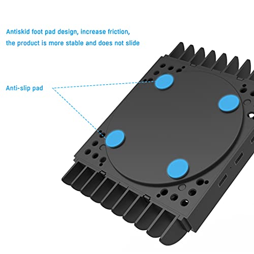Suporte de base para discos de jogos Série X Suporte de controle de armazenamento Resfriador Ventila