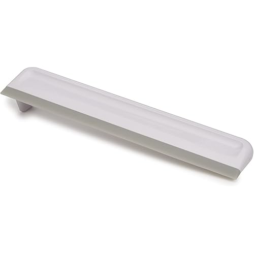 Joseph Joseph EasyStore Compact Shower Squeegee with Integrated Hanger, One-Size, White/Gray