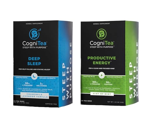 CogniTea 2 pack Deep Sleep Tea 2mg Melat...