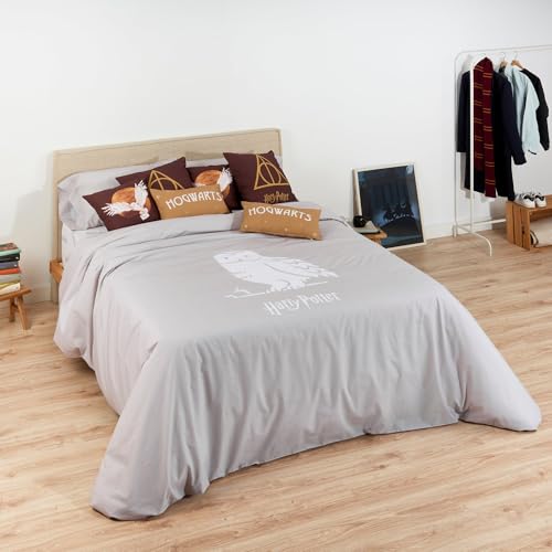 Housse de couette Magical Hedwig en coton pour stopper la couette qui glisse
