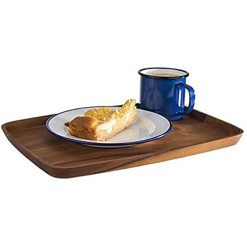 APS Tabla de servicio de madera de acacia aceitada Cover