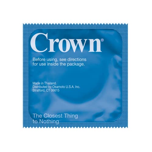Crown Lubricated Condom (Case Of 1008) #TOP2