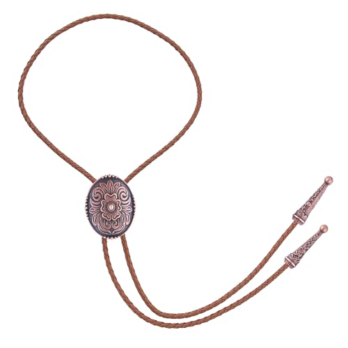 Image of Jeilwiy Bolo Tie for Men, Western Bolero Tie Cowboy Ties Native American Cowgirl Bolo Tie Accessories for Men Women