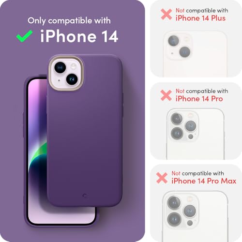 Image of Spigen Cyrill UltraColor Mag | iPhone 14 Case | Purple iPhone 14 Back Cover | TPU+Poly Carbonate - Taro
