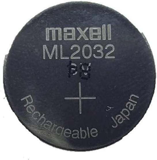 Maxell ML2032 Rechargable 3V coin cell lithium motherboard cmos battery