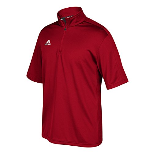 T-shirt adidas Game Built col zippé pour éviter les coups de froid