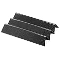 COGRICHBF 15.3 Inch Heavier Flavorizer Bars Replacement for Weber Spirit I & II 200 Series Spirit E210 E220 S210 S220 with Front Control Knobs, 7635 Porcelain-enameled Heat Plate for Spirit 210 E210