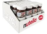 Mini Vasetto in Vetro da 25g - Confezione da 48 Vasetti per nutella da ogni ricorrenza (Battesimi, Comunioni, Compleanni, Confettate)