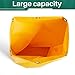 16 x 11 x 27 inch Replacement Janitorial Cleaning Cart Bag High Capacity Commercial Janitorial Cart Bag Housekeeping for Housekeeper Restaurant Motel Cafe Facility Office, 23 Gallon, Yellow(1 Pc)
