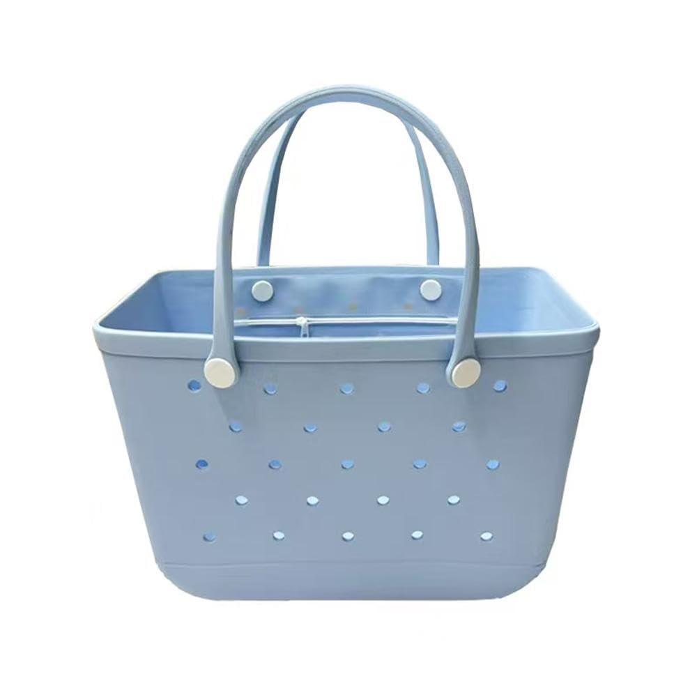 bbga Oversized Beach Tote Bag, Extra Large Rubber Waterproof Sandproof Bag, Washable Durable Travel Tote for Pool