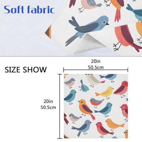 Servilletas de Tela Multicolor 20 x 20 pulg Pack de 6 miniatura 6