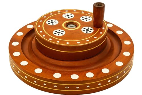 Handcrafted Wooden Chakki for Laddu Gopal – Janmashtami Decorative Toy Accessory for laddu Gopal