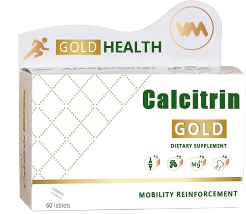 MXZ Calcitrin Gold Dietary Supplement for Mobility Reinforcement 60 Tablets Supports Joint Health Bone Strength & Active Lifestyle (1PC)