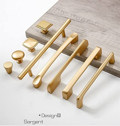 Poignées d'armoire en or mat boutons de tiroir placard cuisine - 4