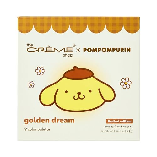 The Crème Shop x Sanrio Pompompurin Golden Dream Eyeshadow Palette