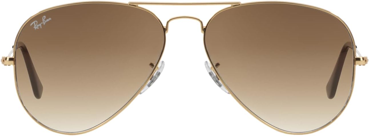 Ray-Ban RB3025 Metal Aviator Sunglasses + Vision Group Accessories Bundle - Image 6