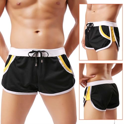 Bermuda masculina leve para academia, confortável, atlética, corrida, masculina, com bolso, F-18 Pre