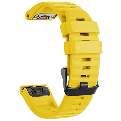 Bracelet montre silicone pour Garmin Fenix 7 6 5 Easyfit 22mm coloris agate