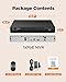 PANOOB 32CH H.265 Network Video Recorder, 4K 32 PoE ports NVR, Remote Access, Motion Alarm, 24/7 Recording, Smart Playback, Support 8MP/5MP/4MP/3MP PoE Cameras, Two SATA Ports Up to 16TB (without HDD)