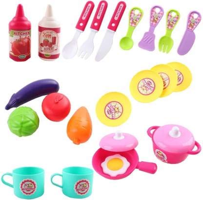 Rubela Sonpal Little Chef 2 In 1 Kitchen Play Set, Pretend Play Luggage Kitchen Kit For Kids With Suitcase Trolley Carrycase With Sound - Lights And Accessories Included- Multi Color 2
