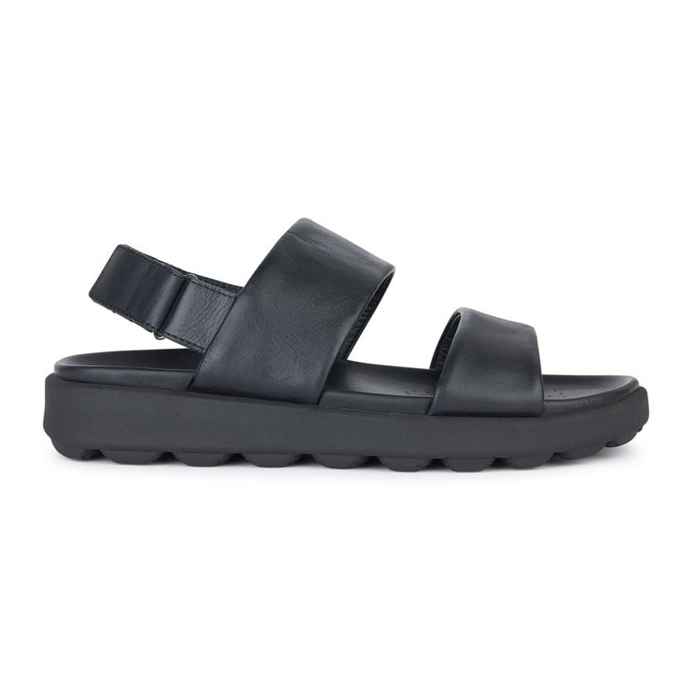 Geox Men's U Spherica Ec6 C Slide Sandal, black, 8 UK