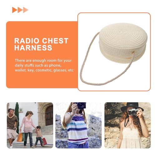 Women Crossbody Bag Woven Shoulder Beach Purse Handcrafted Straw Beach Bag for Women for Outings4