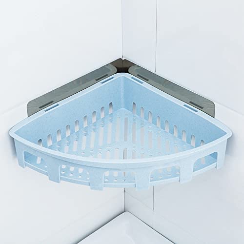 Corner Shower Caddy Bathroom Shower Caddy Easy Install Powerful Suction Cup Shelf Storage Basket Organizer for Shampoo Bath