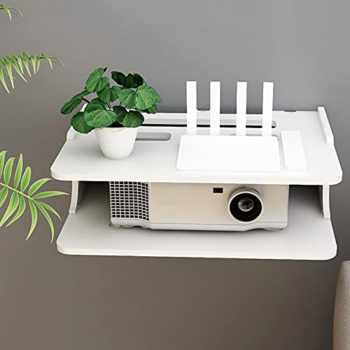 Soporte para proyector con estantes flotantes para pared miniatura 4