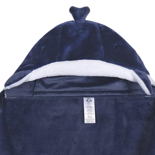 Image of Gerber Baby Unisex Hooded Wearable Blanket & Security Blanket Set, Coastal Calm, One Size