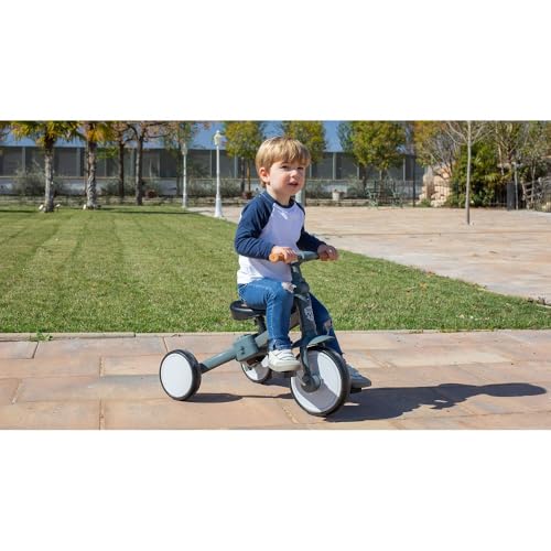 Triciclo Evolutivo 5 In 1 Per Bambini Interbaby | Triciclo Bambini 1 Anno A 5 | De | Da Triciclo A Bicicletta Con O Senza Pedali | Versatile E Adattabile | Colore Grigio - 30