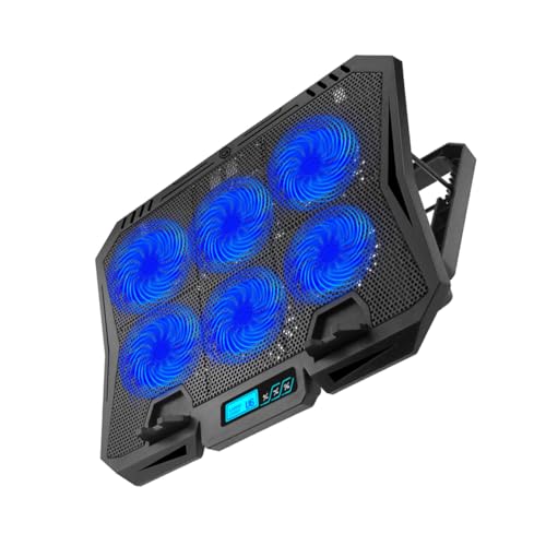 Base refrigerante KALLORY con 6 ventiladores 15.6 pulg miniatura 1