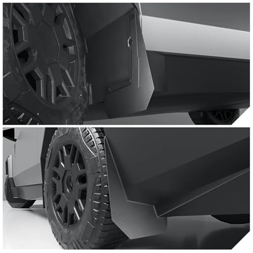 Guardabarros para Tesla Cybertruck para proteger la carrocería de barro 6