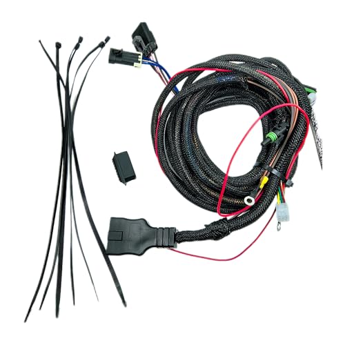 XTSZHDSL 26345 Truck Side Main Control Wire Harness 3 Pin 3 Plug Compatible for Fisher Western Snow Plow Ultramount Isolation Module System 412404