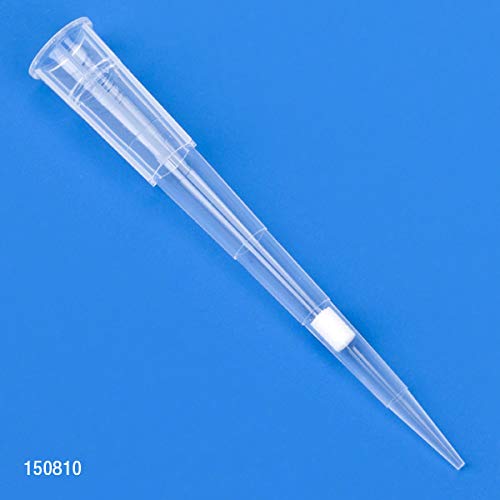 Globe ScientificMPN: 150810 - STERILE 20uL Filter Pipette Tip, Low Retention, Graduated, Universal Fit, Natural, 54mm Length, 96 Tips per Rack, 10 Racks per Box, 960 Total