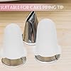 OSOLADY 2pcs Flexible Silicone Piping Tip Protectors Wear-resistant Baking Nozzle Covers for Cake Decorating Medium Silicone Sleeves for Tip Protection and Longevity #2