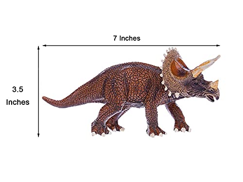 Gemini & Geniu Dinosaur Toys Triceratops Action Figure, Dinosaurs Figurine. Great For Gifts, Storytelling, Birthday Cake Topper, Role Play, Collection Or Room Decoration For Kids #TOP3