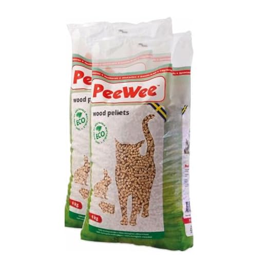 PeeWee Houtkorrels Kattenbak vulling 2x9kg (28L)