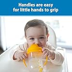 Dr-Browns-Milestones-Babys-First-Straw-Cup-Training-Cup-with-Weighted-Straw-9oz270mL-Dark-BlueVintage-Yellow-BPA-Free-6m-2-Pack