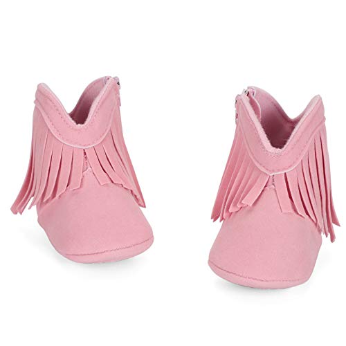 ESTAMICO Baby Girls' Cowboy Tassel Boots2