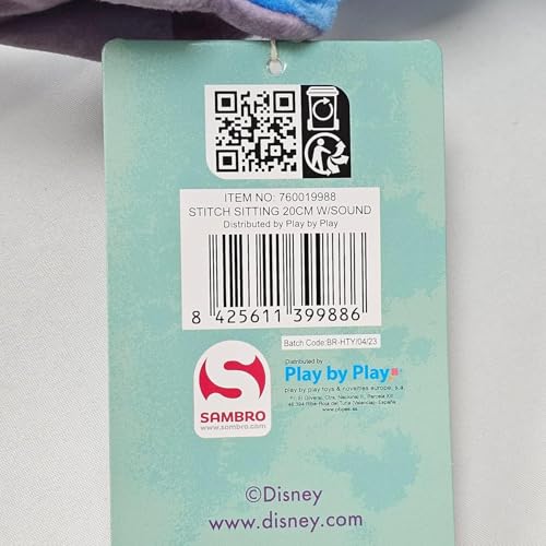 Play by Play Plüsch Soft Stitch Disney mit Sound 20cm - (460018232)