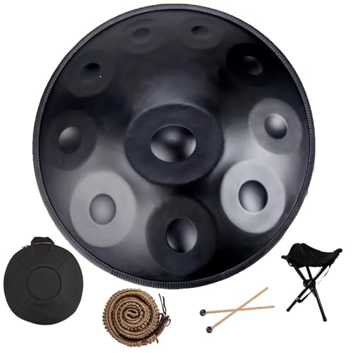 432/440Hz D�}�C�i�[�X�`�[���n���h�p���h�����A22�C���`�X�`�[���h�����A9/10/12�m�[�g�X�`�[���^���O�h�����A�ґz�A�T�E���h�Z���s�[�AASMR�A���K�p(Black,10 Notes (440Hz))