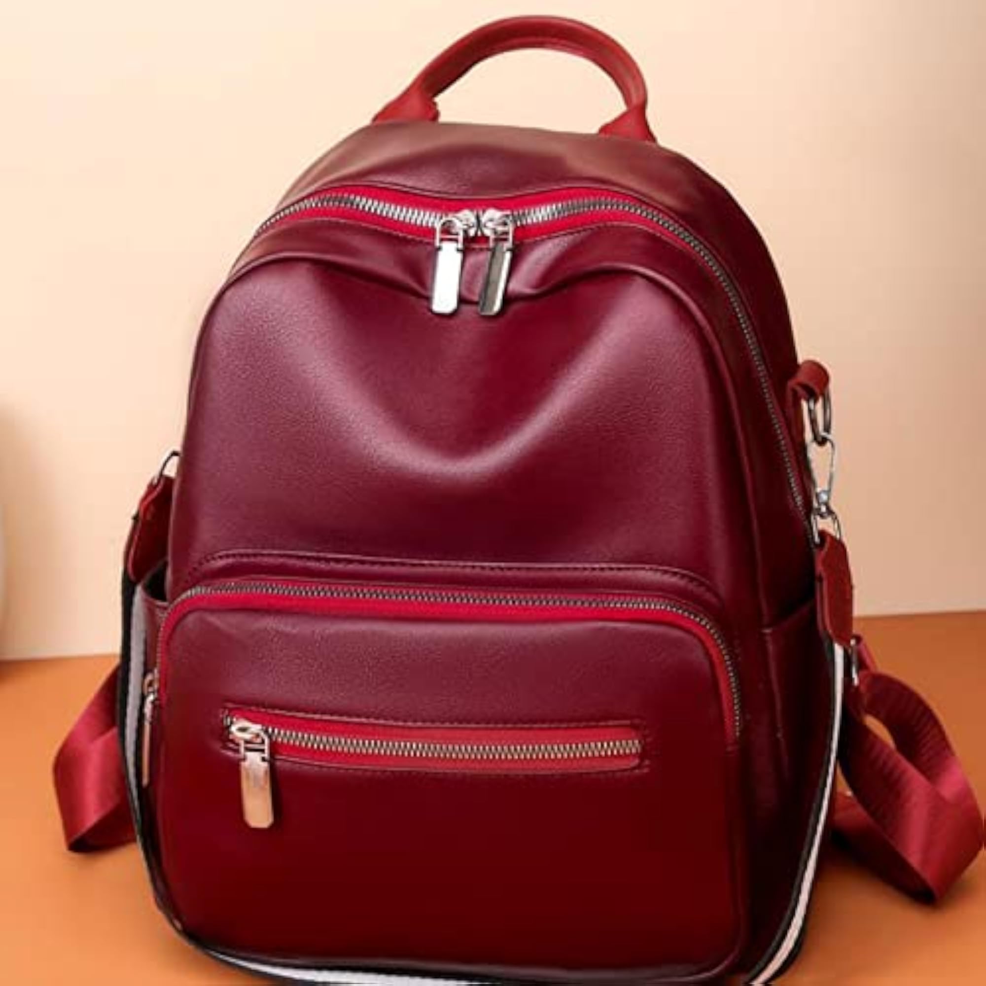 Women's Lightweight Water Repellent Travel Backpack, Large Capacity