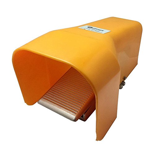 Interstate Pneumatics Vfp440C 2-Position 5-Port Fußpedal Luftsteuerventil 1/4 Zoll-NPT- mit Schutzhaube Cover