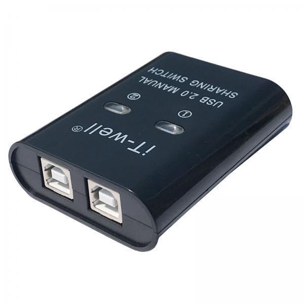 2xPortable 2 in 1 Out Splitter USB Printer Sharing Device Hub Plug and Play|Computers/Tablets & Networking | Computer Cables & Connectors | USB Cables, Hubs & Adapters-image-10