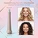 Conical Curling Barrel Attachment for Shark FlexStyle HD400 Series,0.78–1.4 Inch Airflow Curlers with Switchable Left Right Direction, Fine or Color-Treated Hair, Creating Soft, Airy, Voluminous Curls