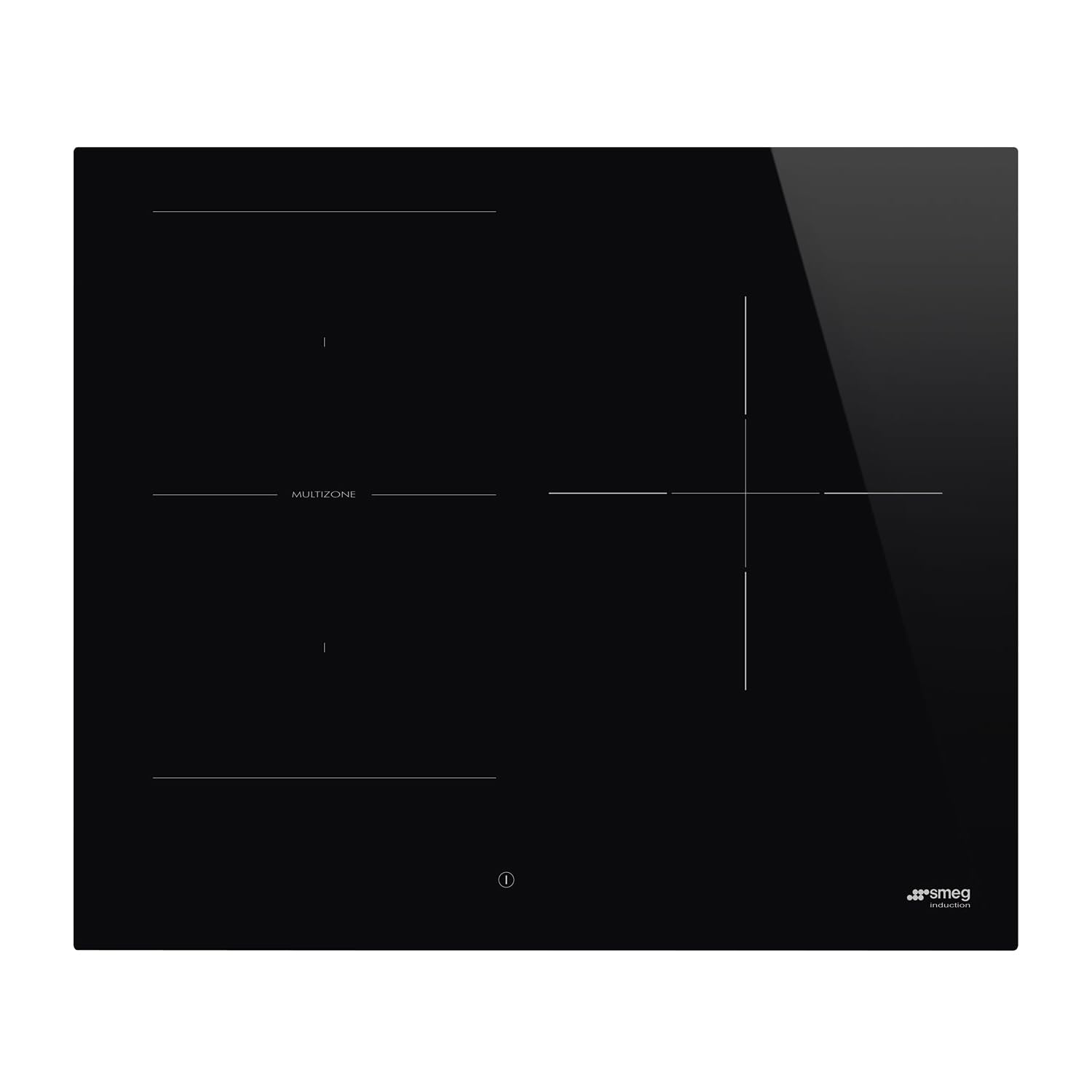 SMEG SI1M4634D, Placa de inducción UNIVERSAL, Black glass